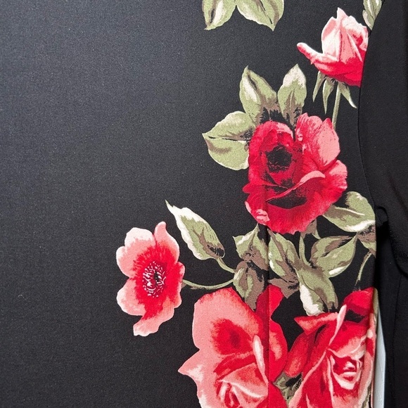 WHITE HOUSE BLACK MARKET Reversible Floral Dress- Size Small - Picture 8 of 8